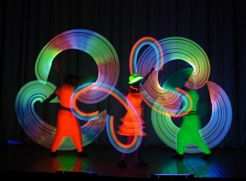 Лазерное шоу на праздник в Москве