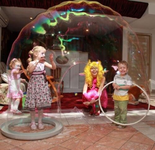 Шоу мыльных пузырей на на дом в Москве