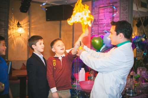 Химическое шоу на детский праздник